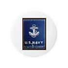 ★Rusteez★ by shop cocopariのU.S.NAVY (Dark Blue) Tin Badge