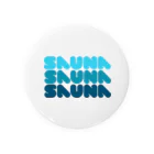 Saunagirl/サウナガールのSAUNA SAUNA SAUNA ブルー Tin Badge