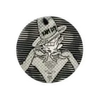 がんばらないちゃんのCosmic tyranno girl monotone Tin Badge