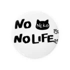 piccolo-のNO NEKO(猫) NO LIFE  缶バッジ