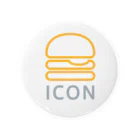ICONのICONロゴ 缶バッジ