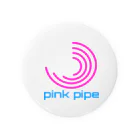 PinkPipeのPINK PIPEロゴマーク 缶バッジ