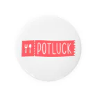 POTLUCK（ポットラック）のPOTLUCK公式ロゴグッズ 缶バッジ