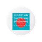 going my way🌊のひのまる 缶バッジ