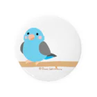 石丸沙織のポチャルリハインコ Tin Badge