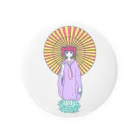 reyyyaのほとけちゃん Tin Badge