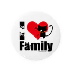 かにゃんクリエイトのI LOVE Family Tin Badge