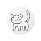 みけねこ屋のしろねこ Tin Badge