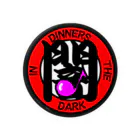 闇鍋 -Dinners in the Dark-のまじめな闇鍋ロゴ Tin Badge