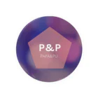 P&PのP&P&C 缶バッジ