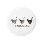 豆つぶのTabbies Cat（タビー系） Tin Badge