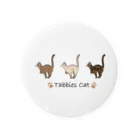 豆つぶのTabbies Cat（ロゼット/ベンガル） 缶バッジ