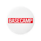 BASE-CAMPのBASE CAMP RED 缶バッジ