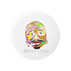 uwotomoの【colorful face】p-medium Tin Badge