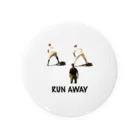 foster plannerのRUN AWAY 野球選手 Tin Badge