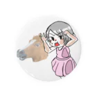 OOKAMIsyounenの灰かぶりと馬 Tin Badge