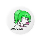 min mine のmine Tin Badge