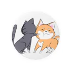 スナネコシンドバッド SUZURIキャラバンのしばねこネコパンチ Tin Badge