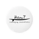 HanT online shopのHanTロゴ 缶バッジ