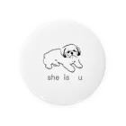 she is meのshe is  u Tin Badge