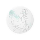 かもめºеºｲｻのうつろ\女の子 Tin Badge