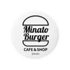 kumiconaShopのMinatoBurgerグッズ（ブラック） 缶バッジ