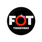 FOTのたこやき　FOT 缶バッジ