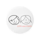 ちえのLOVE &PEACE Tin Badge