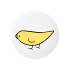 まめるりはことりのとことこセキセイインコルチノーちゃん【まめるりはことり】 Tin Badge