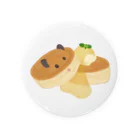 もんたろうのハムスター × パンケーキ Tin Badge