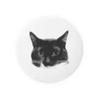 SHOP_KEMURIの白黒猫シリーズ Tin Badge