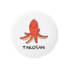 tasocのたこさん。 Tin Badge