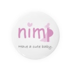 妊婦に優しく。nimpの新しい命に優しい世界。nimp Tin Badge