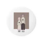 y_bear_の🐻couple🐻 Tin Badge