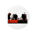 コラージュ屋のENGINE Tin Badge