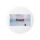 たむおじさんのFAKE x⒊ 缶バッジ