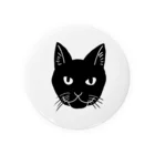 渡邊野乃香のお店の黒猫ジジ Tin Badge