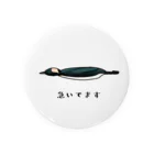 かとうみかん@ペンギンイラストの急いでいるペンギン Tin Badge