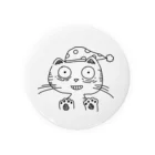 ねこ200%の眠れないねこ Tin Badge