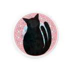 唄う化け猫ちゃんねるしょっぷの猫又アイコン Tin Badge