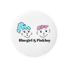 1999のBluegirl & Pinkboy Tin Badge