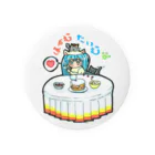 ＊あり＊の虹色創世記のほーむたいむmikuさんとにゃんズ(背景透過) Tin Badge