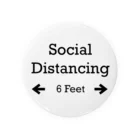 frankc8のSocial Distancing 6 Feet Tin Badge