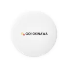 GO! OKINAWA｜沖縄のイベント＆スポットを発信中！のGO! OKINAWA オフィシャルロゴグッズ 缶バッジ