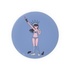 のこねこ屋の「Feminism Enlightening the World」缶バッヂ Tin Badge
