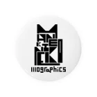 1110graphicsのMANEKINEKO / 招き猫 Tin Badge