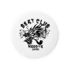 BEAT CLUB のNAGOYA BEAT CLUB(黒ロゴ) 缶バッジ