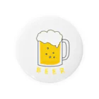 Yuuのyuuオリジナルイラスト8 BEERTシャツ Tin Badge