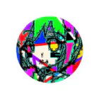 陛下ちゃんのサイケ少女 Tin Badge