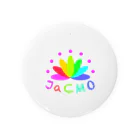 JaCMO応援ショップのJaCOM オリジナルロゴ入り 缶バッジ